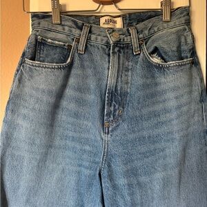 Agolde Light Blue High Waisted Balloon Leg Jeans